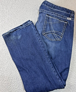 Cruel Denim "Blake" Blue Jeans Women's Size 34/17 L (40X31) western rodeo riding